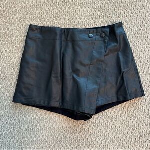 Free People black mini skort